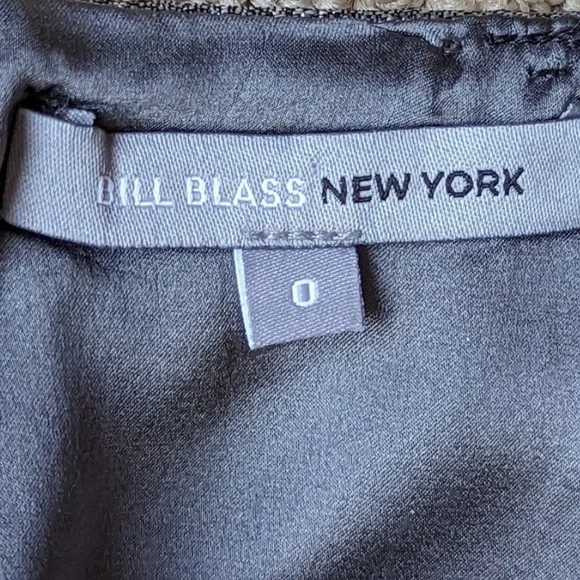 Bill Blass New York luxury architectural silver vintage structured cocktail 💍 - Picture 8 of 9